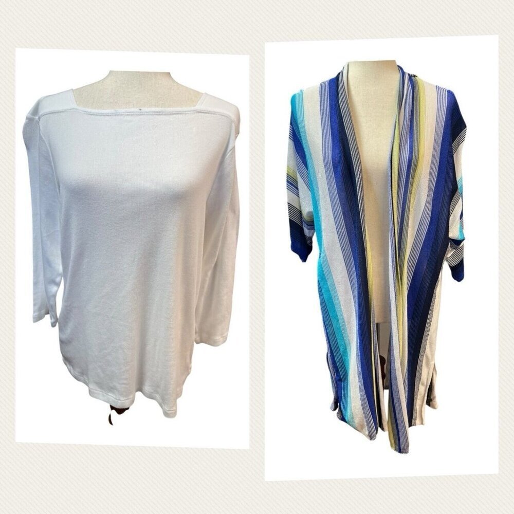 Chicos Womens Wholesale Small Lot of 2~Arts Crafts Resell **Damaged** ~ L6 06